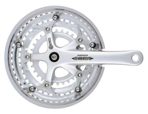 ANGRENAJ PEDALIER SHIMANO SORA FC-3304-A 52X42X30T BRAT 175MM PT. 8 VIT. PE SPATE OCTALINK CU CG VRAC Popular