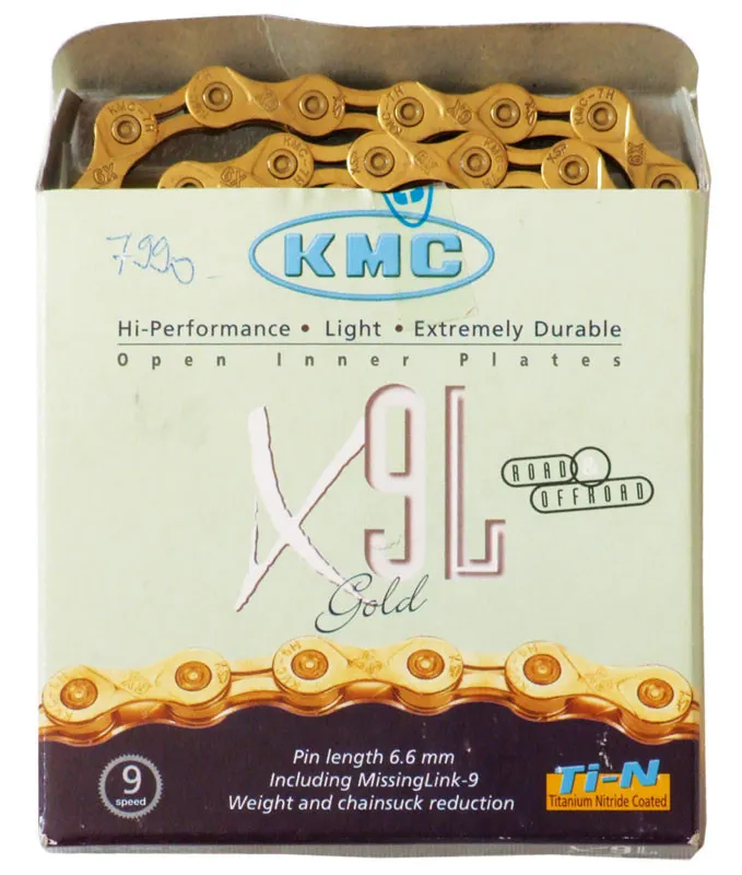 Super ofertă Lanţ KMC X9SL auriu