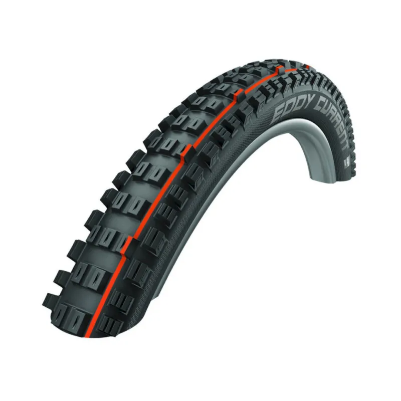 Calitate înaltă Cauciuc SCHWALBE Eddy Current Front - 29x2.40 (62-622) HS496 B/B-SK, Super Gravity, Addix Soft - TLE Pliabil