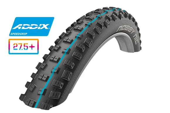 Cauciuc SCHWALBE Nobby Nic - 27.5x2.60 650B (65-584) HS463 B/B-SK, Addix SpeedGrip - TLE Pliabil Plată securizată