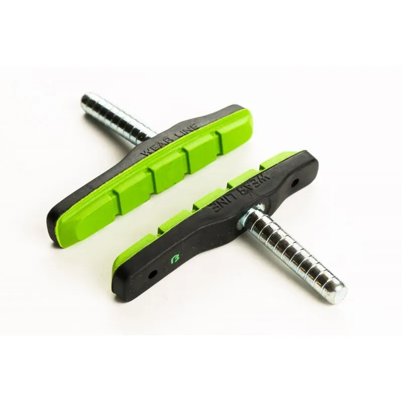 Sabo?i de frână BIKEFUN MTB 72 mm fără filet negru/verde - MTB-945-BKGRN Cel mai bun preț