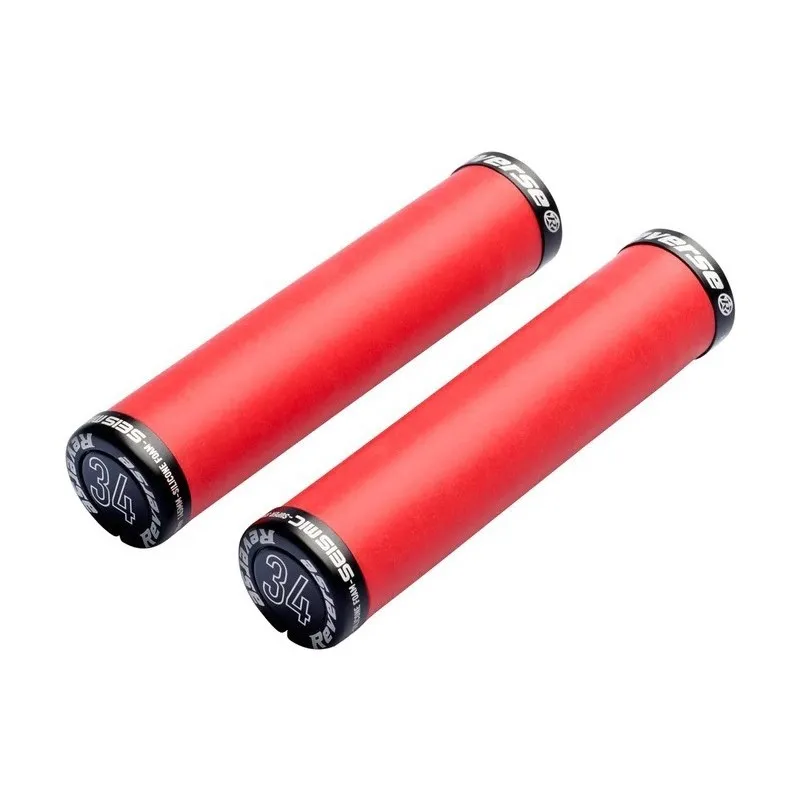 Expediere rapidă Mansoane silicon Reverse Seismic-Ergo O34mm, Lock On, 145mm, Rosu/Negru