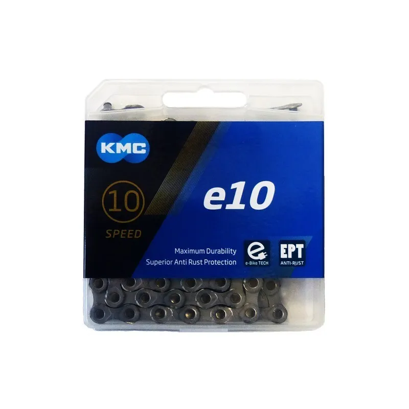 Preț redus Lant KMC E10 EPT 10 Viteze 136 zale Ebike, Argintiu