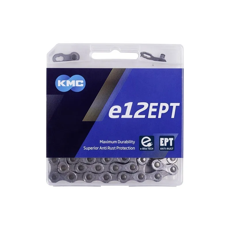 Livrare expres Lant KMC E12 EPT 12 Viteze 130 zale Ebike, Argintiu