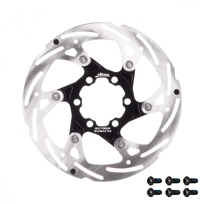 Calitate înaltă Disc frana Force 140mm 6 suruburi negru