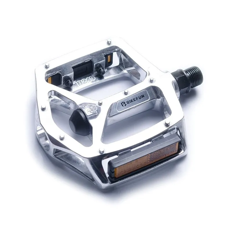 Livrare rapidă Pedală BIKEFUN JUMP aluminiu argintiu - B249DU-SIL