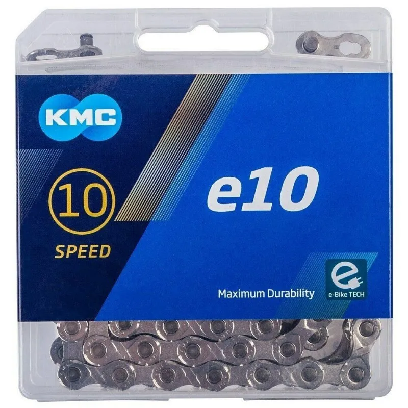 Lant KMC E10 Silver 10 Viteze 122 zale Ebike, Argintiu Noutate