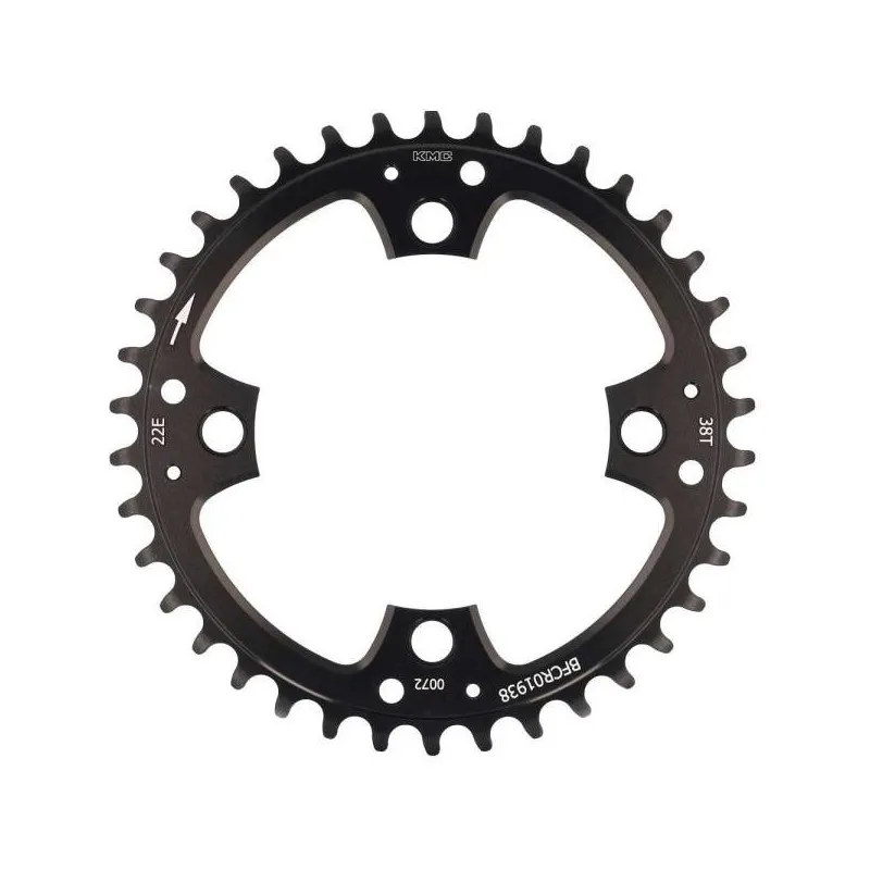 Ieftin Placa pedalier KMC 38T 1.9mm BCD104 AL7075 Neagra