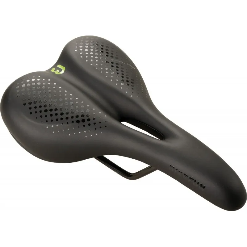 Șa BIKEFUN MODENA Sport trekking negru Memory Foam - D390MF Preț redus