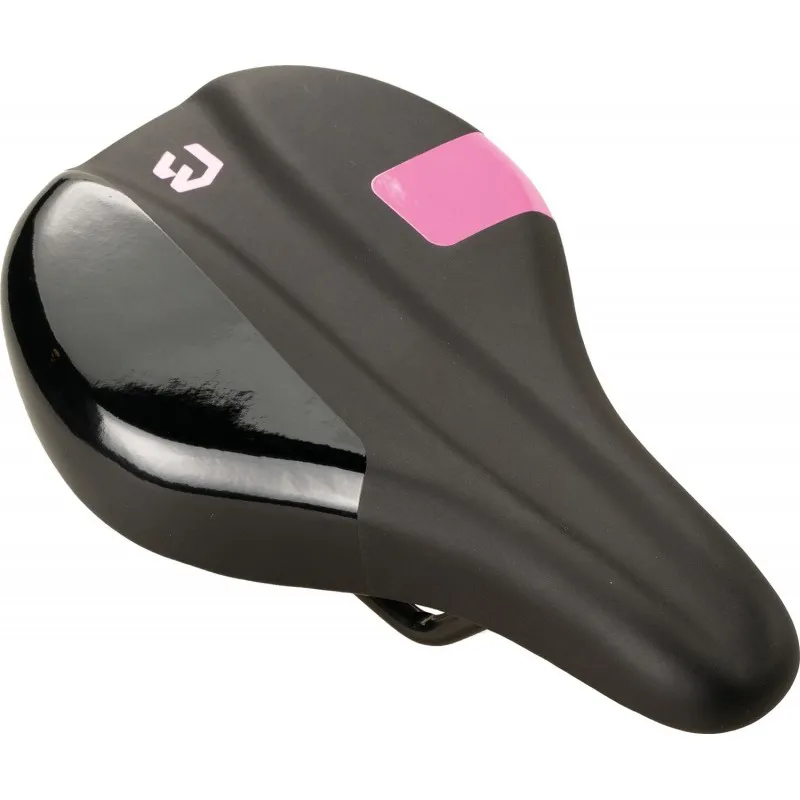 Reducere extra Șa BIKEFUN CHAMPION GIRL junior, negru-pink - D924V-2