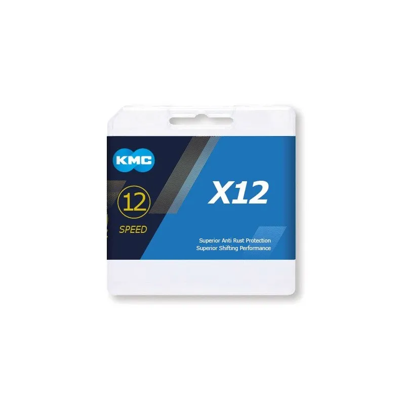 Lanț KMC X12 Silver 1/2x11/128 126L Cumpărături sigure