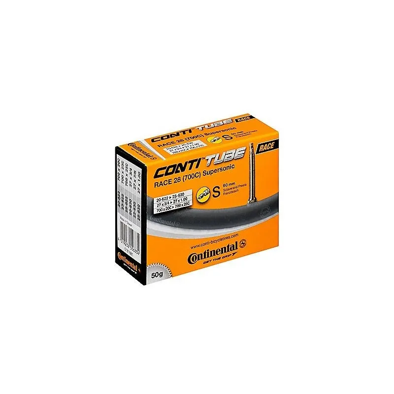 Camera bicicleta Continental Race 28 Supersonic valva Presta S60 Cel mai bun preț