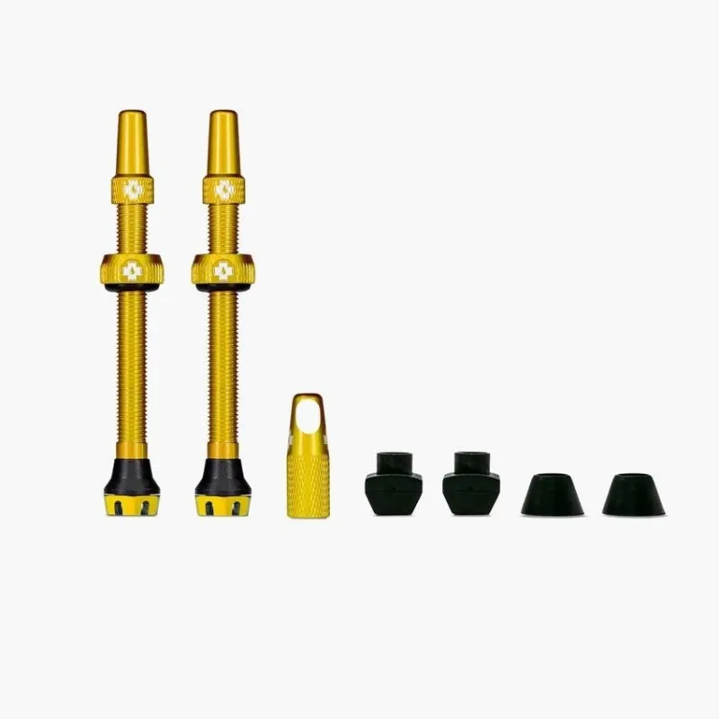Valve tubeless Muc-Off Tubeless Valves V2 44mm Aurii Reducere de preț