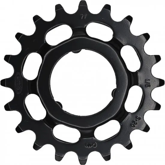 Reduceri Pinion KMC pentru Shimano Cr-Mo Negru 21T 1/8