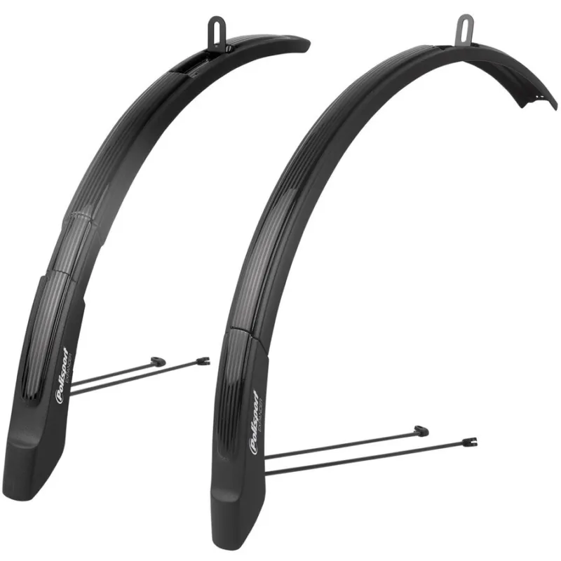 Ofertă de sezon Set Aparatori Noroi Polisport Expander city trekking 51 - 26-28 Inch, Negru