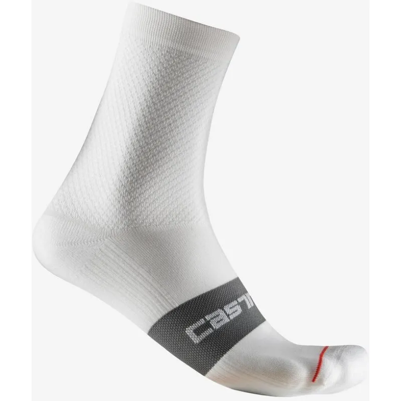 Sosete Castelli Espresso W 12 de dama Alb L/XL 39-41 Ofertă limitată