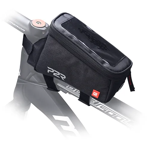 Borseta Cadru Bicicleta P2R Monner PCR - 1.8 L, Pentru Telefon, Negru Cumpărături sigure