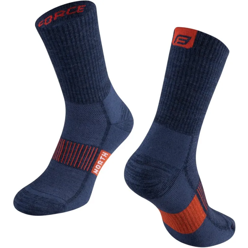 Sosete Force North blue-orange L-XL/42-47 Lichidare de stoc