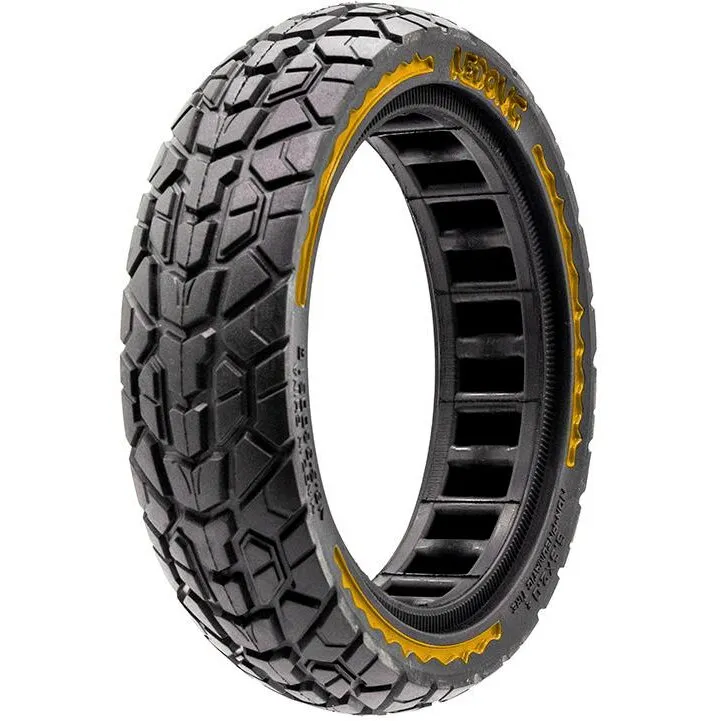 Plată sigură FIVESTARS Anvelopa plina trotineta Nedong Ultra Light 8.5x2-6.1/B34 negru/galben