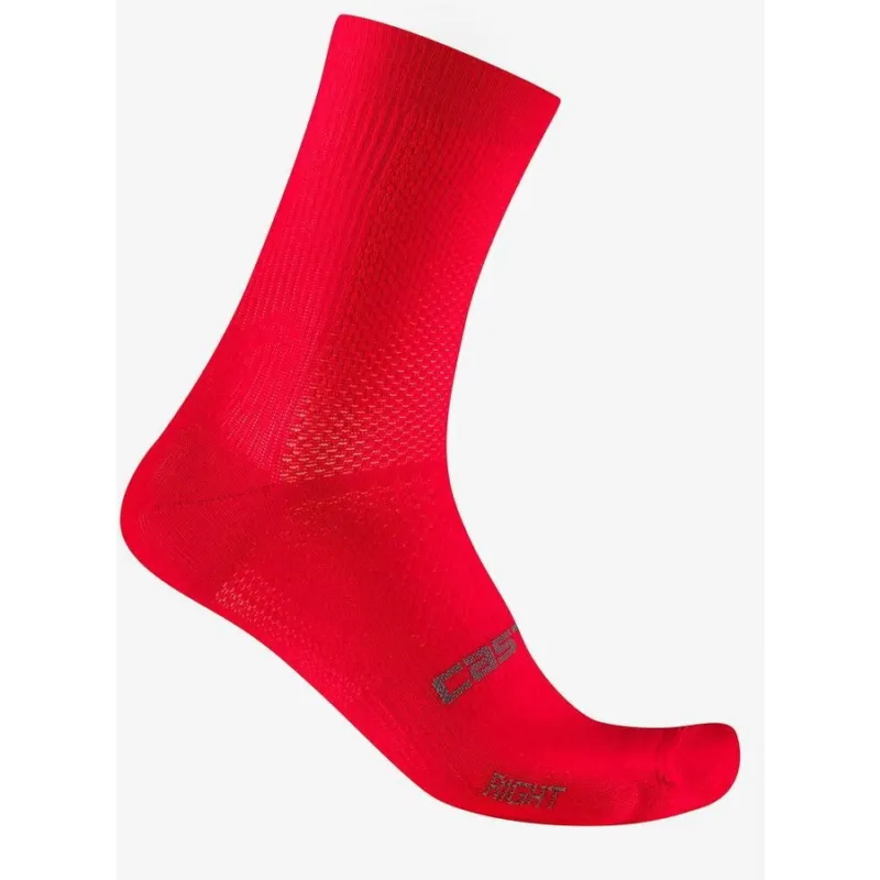 Sosete Castelli Espresso 2 W 12, pentru femei, rosu hibiscus, S/M, 35-38 Calitate înaltă