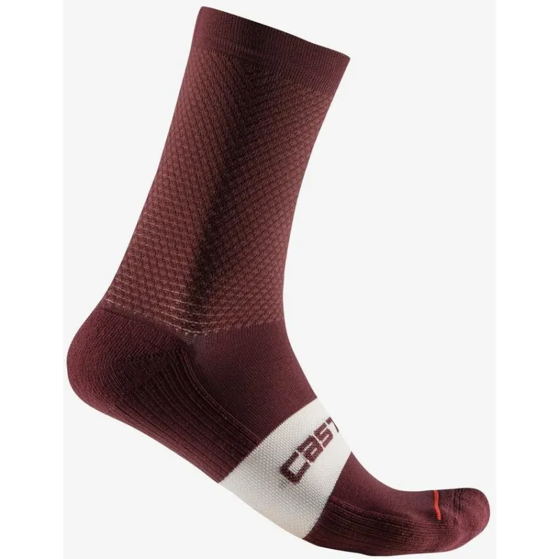 Sosete Castelli Espresso 15 Visiniu S/M 36-39 Mai ieftin