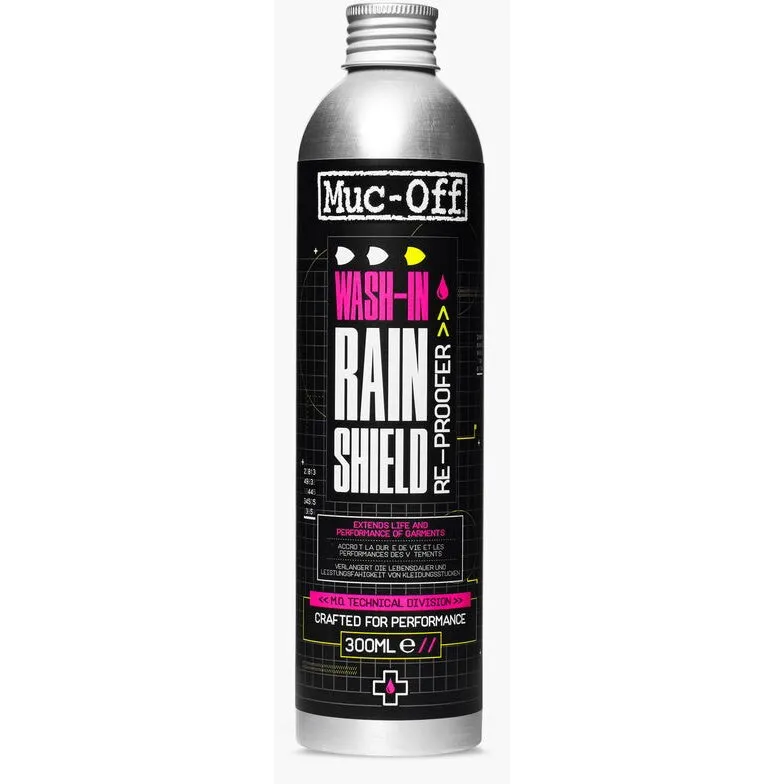 Detergent Muc-Off Wash-In Rain Shield Re-Proofer 300ml Ofertă de sezon