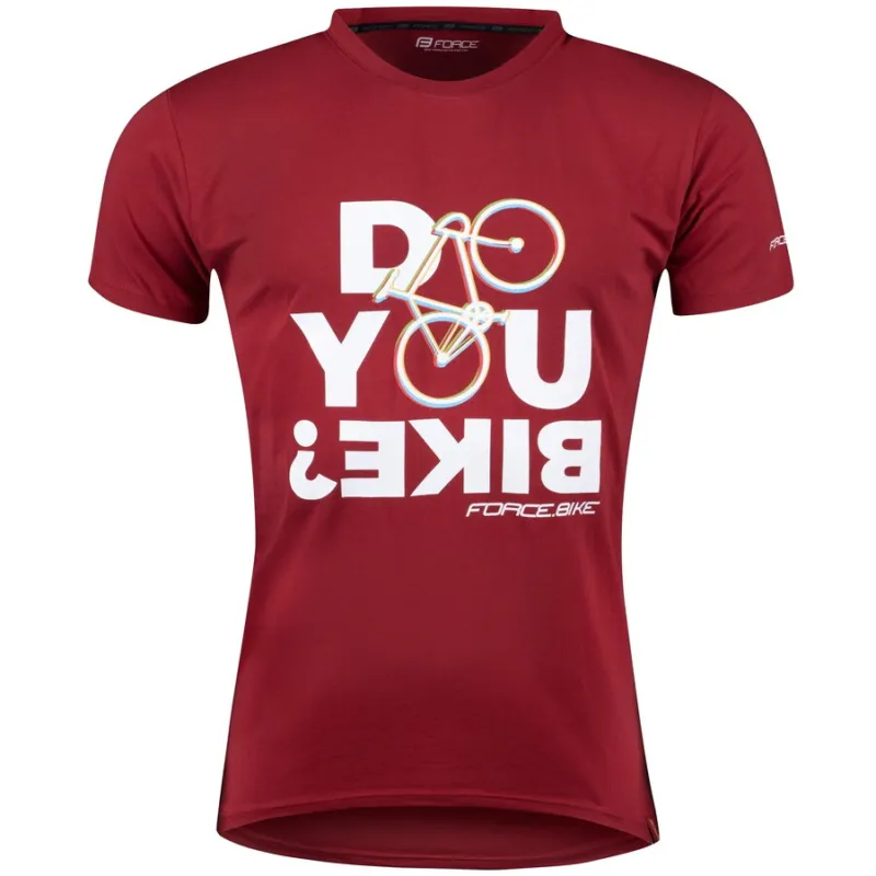 Bestseller Tricou ciclism Force Bike, rosu, 3XL