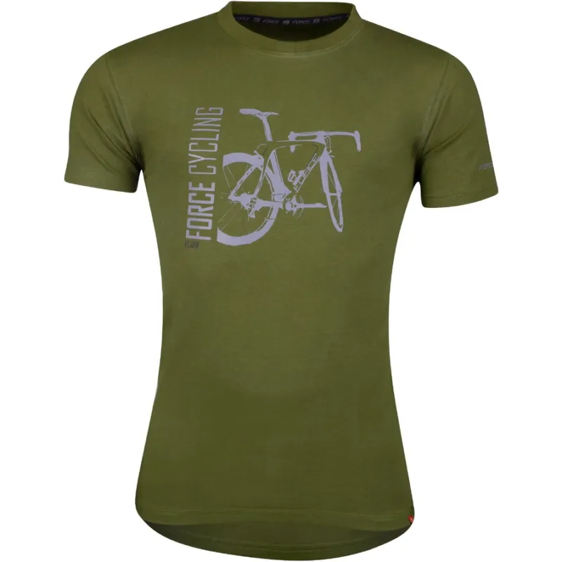 Tricou FORCE FLOW maneci scurte verde XL Ofertă de sezon