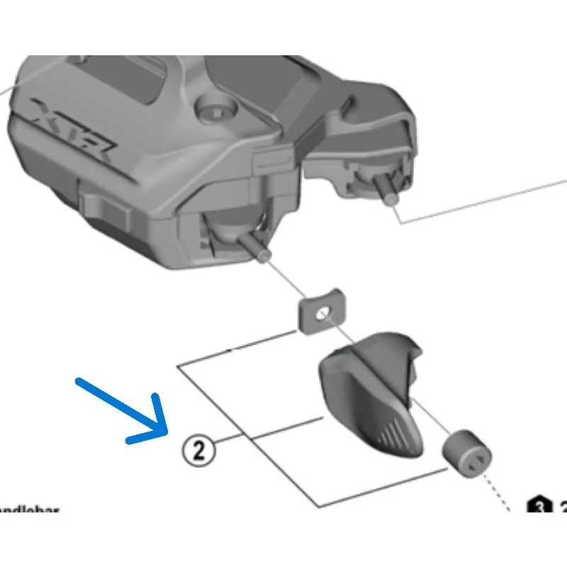 Super ofertă LEVIER X SHIMANO PT. SW-M9250-R/IR