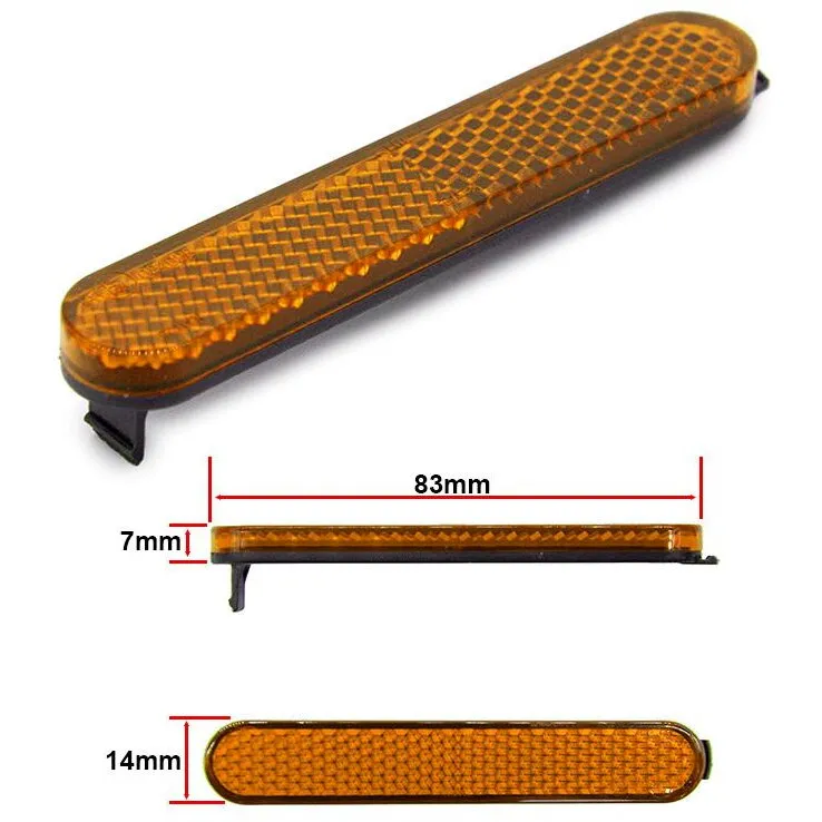 FIVESTARS Reflectorizante galbene pentru trotineta Xiaomi - set 20 bucati Cel mai bun preț