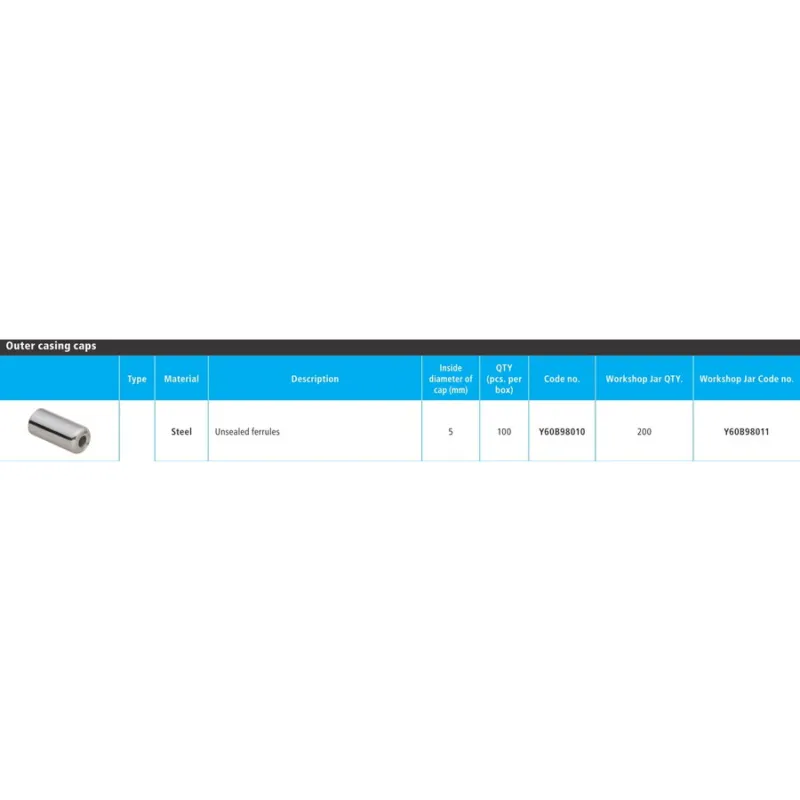Vezi acum CAPETE CAMASA FRANA SHIMANO, 6MM, 100 BUC.