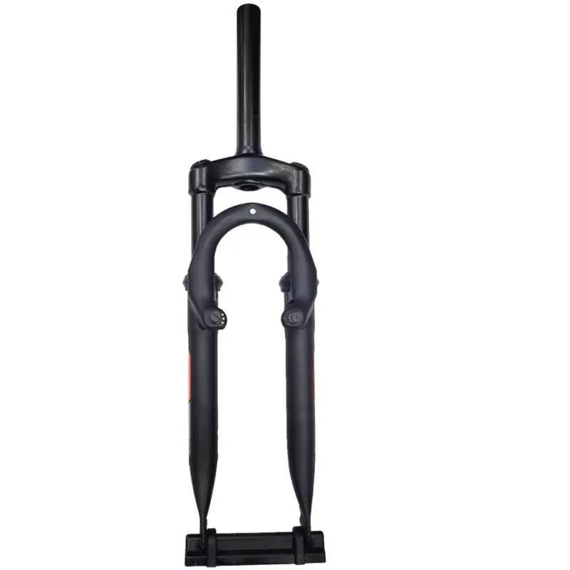 Expediere rapidă Furca MD-711X 24", gat 1-1/8, lungime gat 170mm, Negru mat-sticker rosu