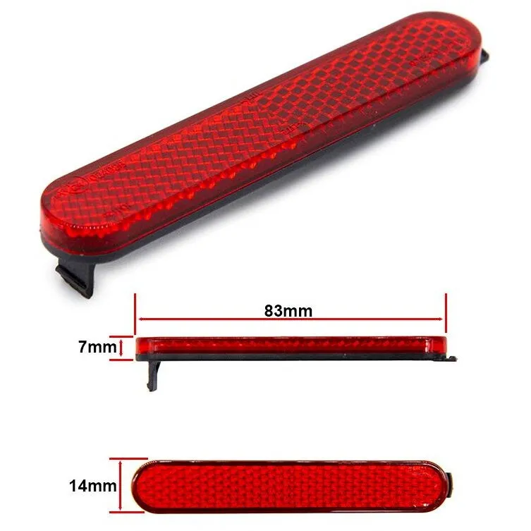 Plată securizată FIVESTARS Reflectorizante rosii pentru trotineta Xiaomi - set 20 bucati