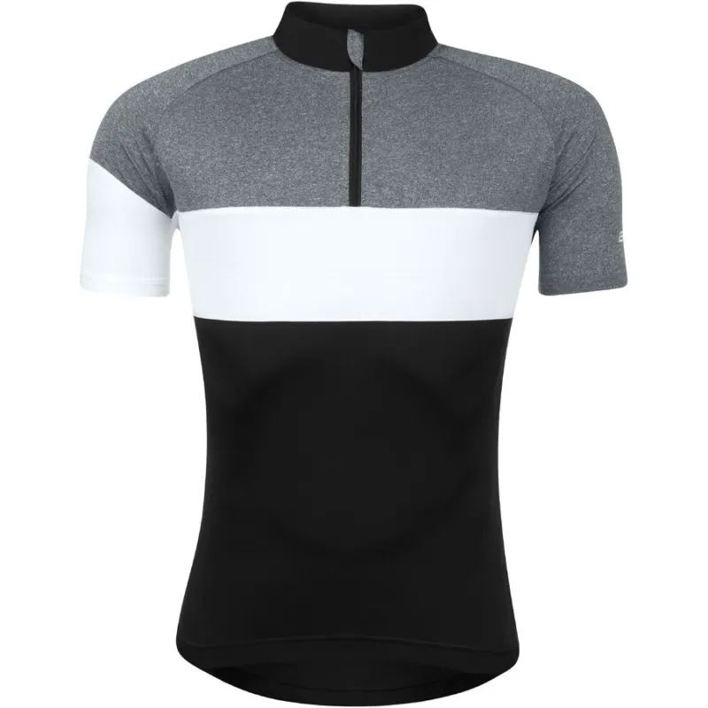 Bluza ciclism Force View maneci scurte negru/gri/alb XXXL Discount