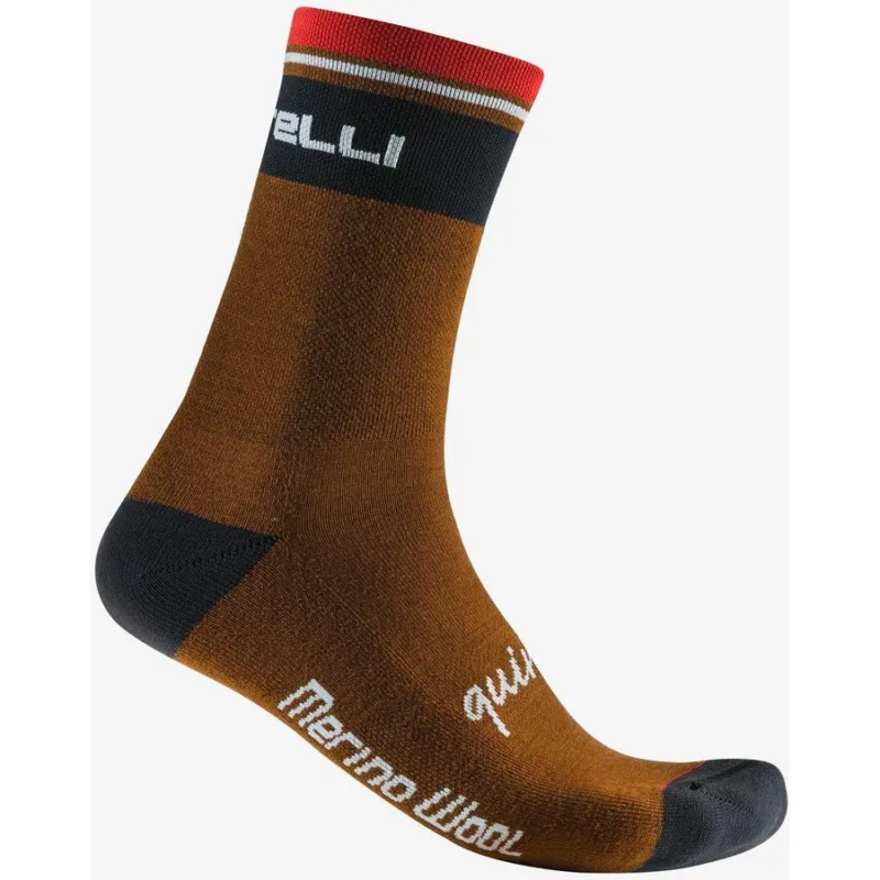 Sosete Castelli Quindici Soft Merino Maro S/M 36-39 Preț promoțional