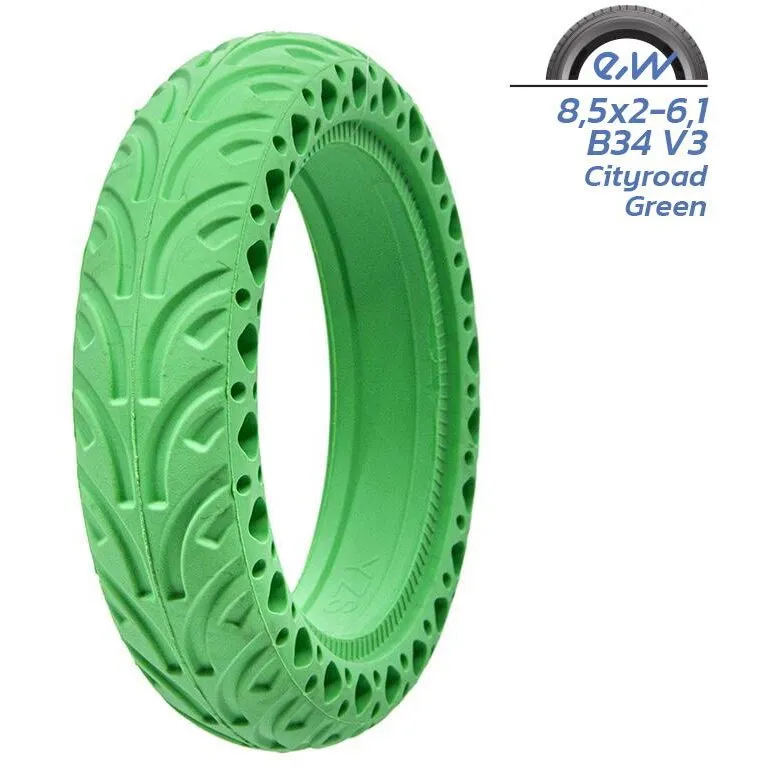 Nu rata FIVESTARS Anvelopa plina trotineta Model V3 8.5×2 pentru Xiaomi - Verde