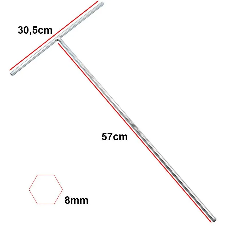 Cumpărături sigure FIVESTARS Imbus 10mm M10/58cm pentru trotineta Smartgyro