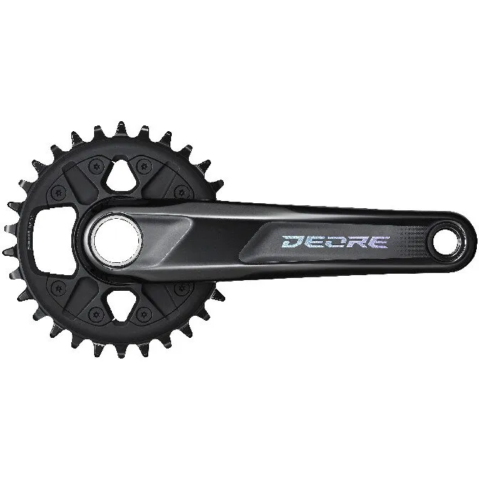 Angrenaj Pedalier Shimano Deore Fc-M6100-1, Foaie 30t, Brat 175mm, Pt. 12 Vit. Pe Spate, Fara Bb, Pt. Chain Line 52mm, Ambalat Ind. Popular