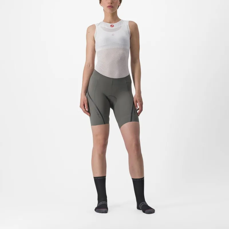 Pantaloni scurti Castelli Velocissima 3 de dama Gri/Antracit L Doar azi