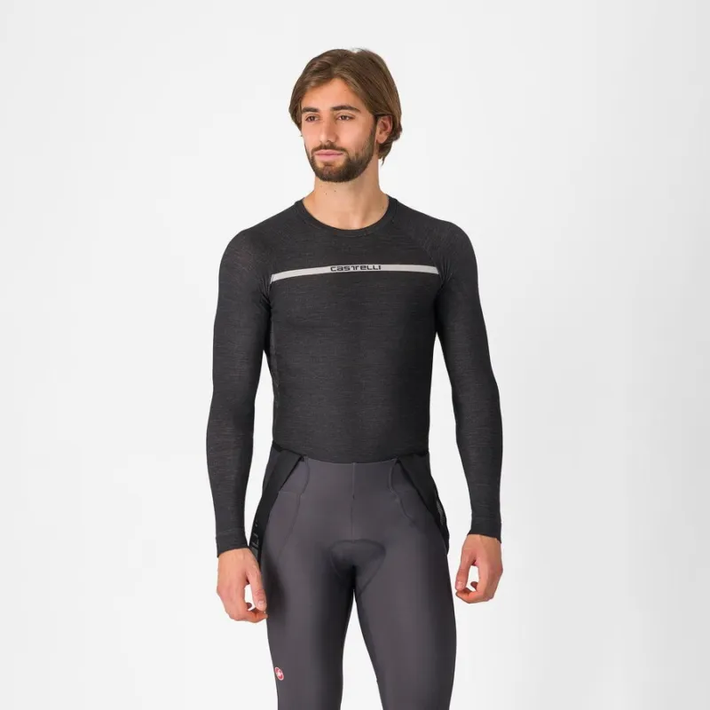 Bluza de corp Castelli Merino Seamless, Negru, XXL Preț redus