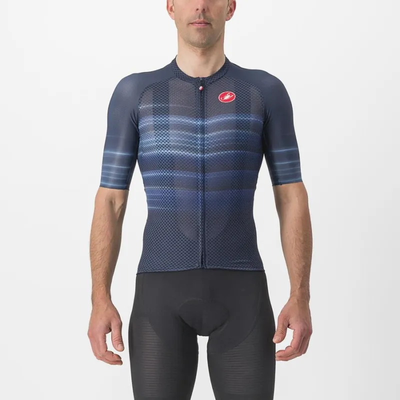 Tricou cu maneca scurta Castelli Climbers 3.0 SL2, Bleumarin, XXL Cumpără acum