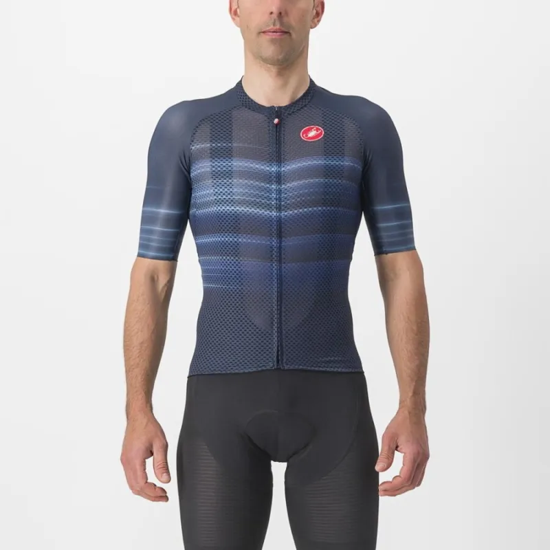 Ofertă limitată Tricou cu maneca scurta Castelli Climbers 3.0 SL2, Bleumarin, XL
