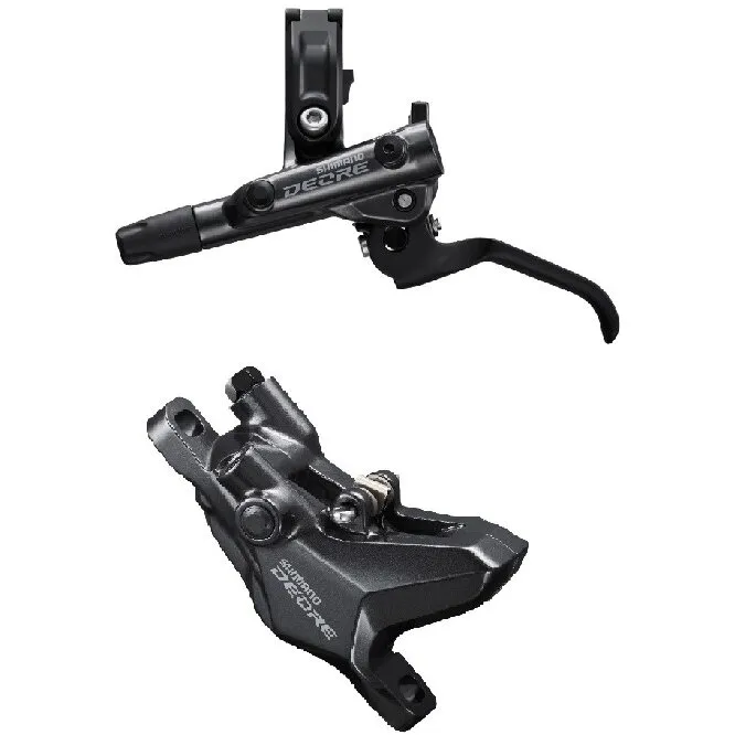 Cumpărături sigure Frana Pe Disc Set Asamblat Shimano, J-Kit, Deore Bl-M6100(L), Br-M6100(R), Fara Adaptor, Placute Rasina Fara Aripioare De Racire, Furtun Sm-Bh90-Ss 1700mm , Include Oliva & Insertie Conectare, Ambalat Ind.