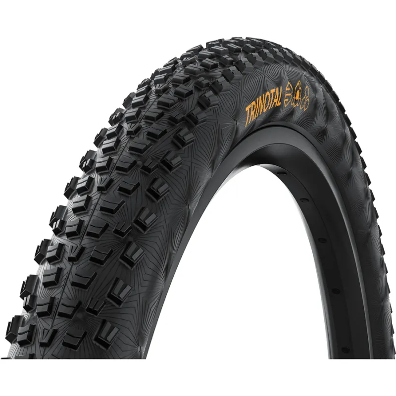 Preț mic Anvelopa pliabila Continental Trinotal Race Rapid 60-622 (29 X 2.40) Rapid comp, Tubeless Ready, black/black
