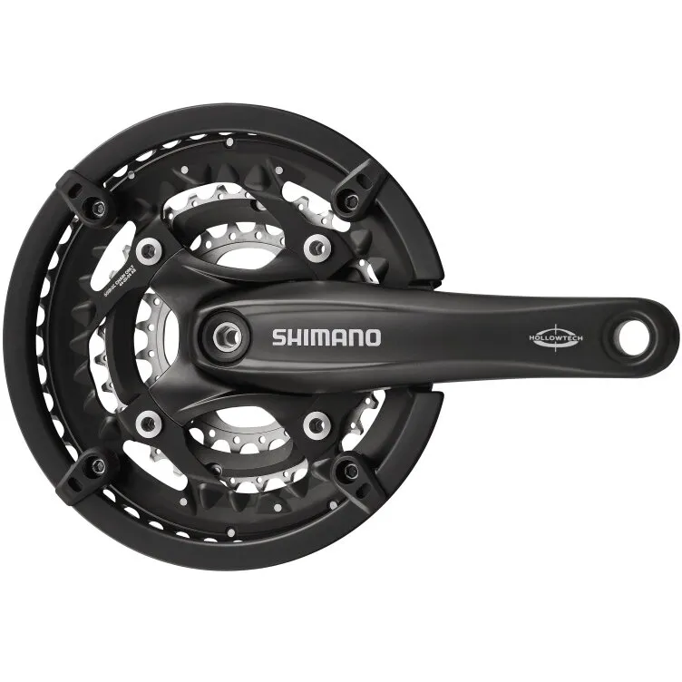 Ultima șansă Angrenaj Pedalier Shimano Fc-T521-L, 44x32x24t, Brat 175mm, Pt. 10 Vit. Pe Spate, 2-Pcs Fc, Hollowtech Octalink, Cg, Compatibil Chaincase, Negru, Ambalat Ind.