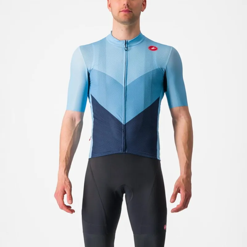 Mai ieftin Tricou cu maneca scurta Castelli Endurance PRO 2, Bleu/Albastru/Bleumarin, M