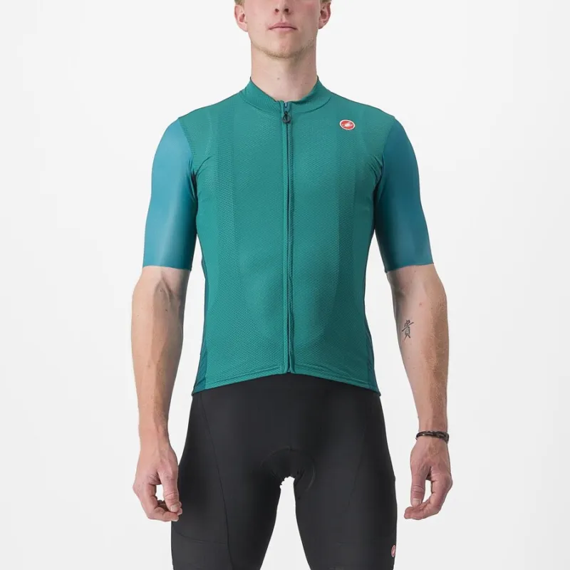 Tricou cu maneca scurta Castelli Endurance Elite, Turcoaz, L Popular