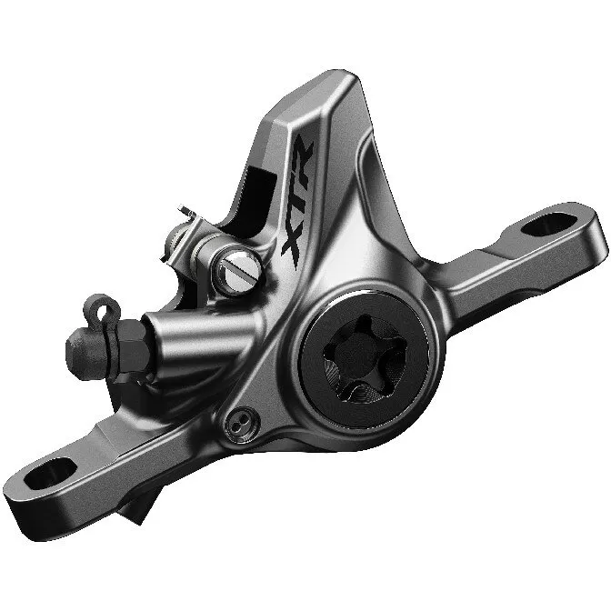 Ultima șansă ETRIER FRANA PE DISC SHIMANO XTR BR-M9100, HIDRAULICA, FARA ADAPTOR, FATA SAU SPATE, PLACUTE METAL K04TI FARA ARIPIOARE DE RACIRE, AMBALAT IND.