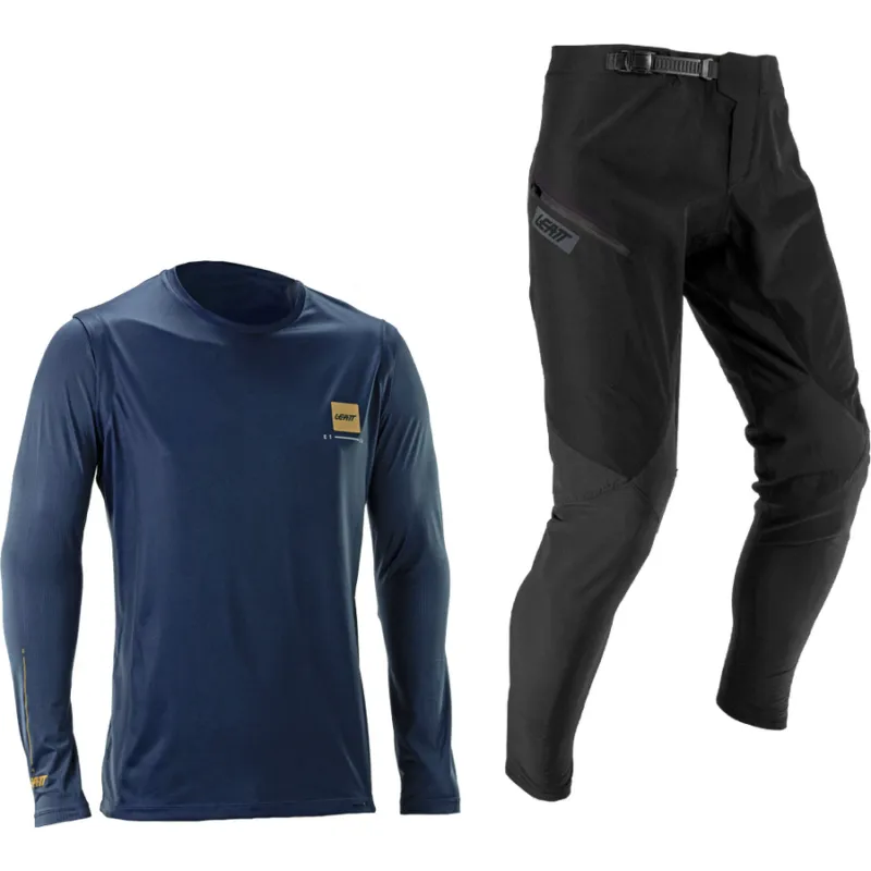 Bluza si Pantaloni Leatt Ride Kit MTB 1.0 Galaxy Blue M Popular