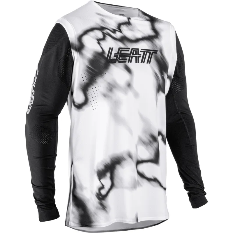 Tricou Leatt MTB Gravity 8.0 Heatmap White M Popular
